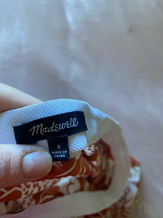 Madewell Sunflower Slip Skirt, Size 0 - Picture 3 of 8